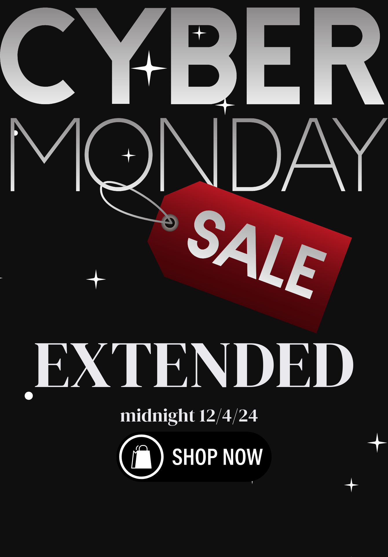 Cyber Monday Sale Extended