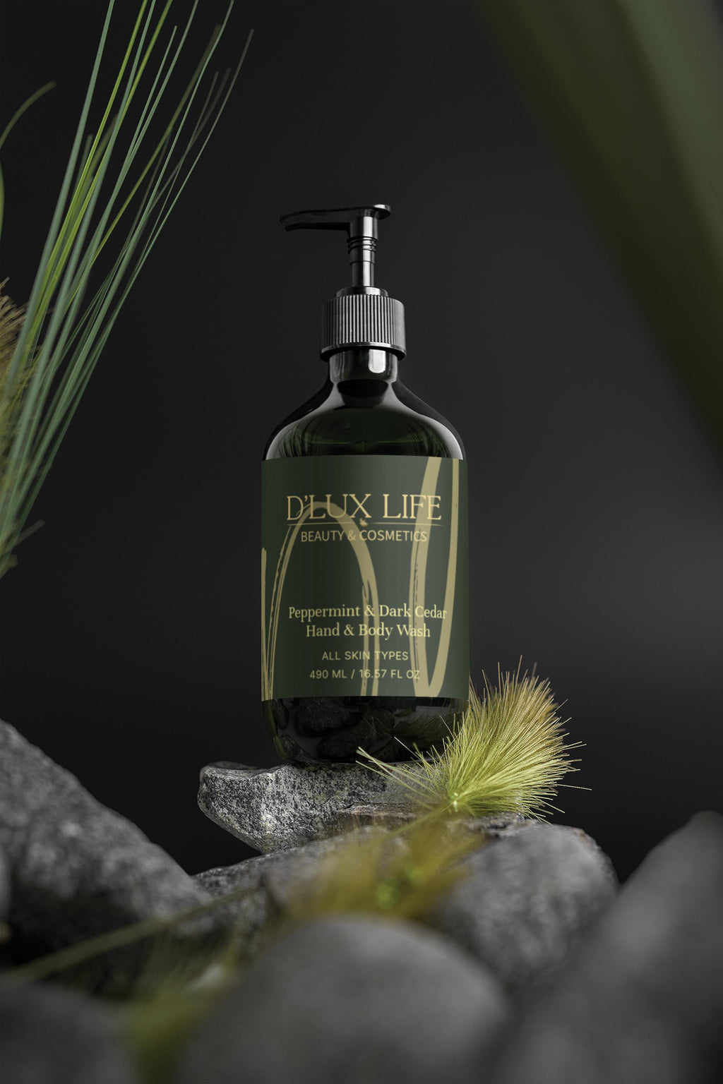 Peppermint & Dark Cedar Hand & Body Wash