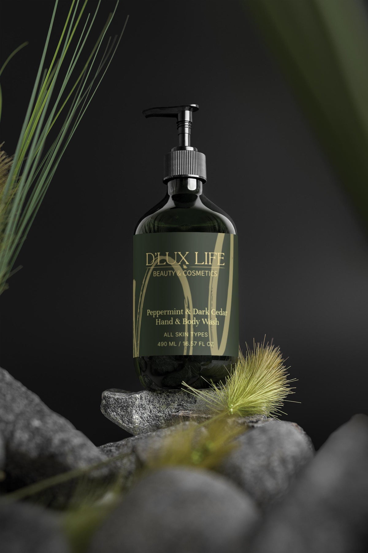 Peppermint & Dark Cedar Hand & Body Wash