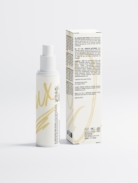 Sensitive Skin Overnight Cream, Fragrance-Free