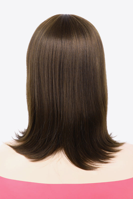 Full Machine Made Short Wave Hair Wigs 10''